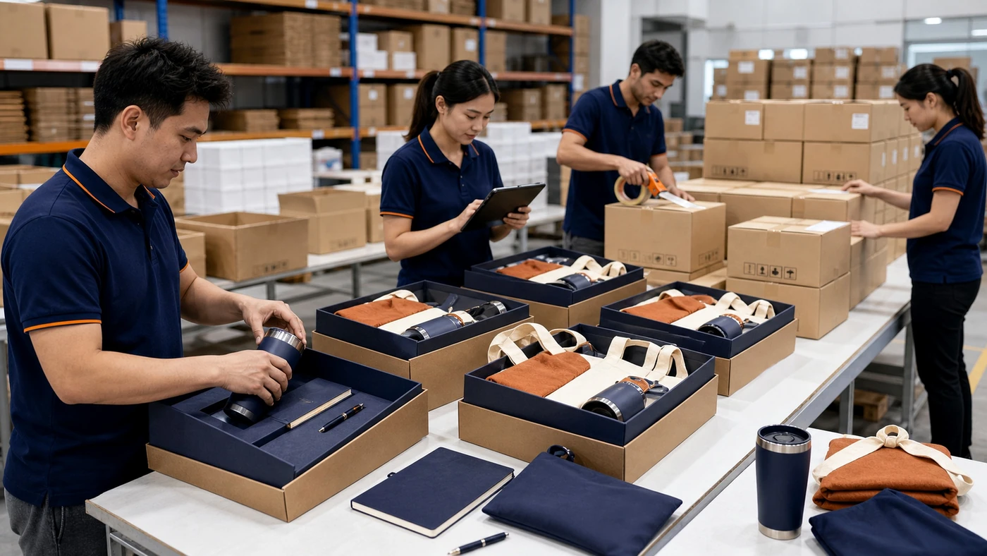 U-Meking assembled gift kits packing and delivery support