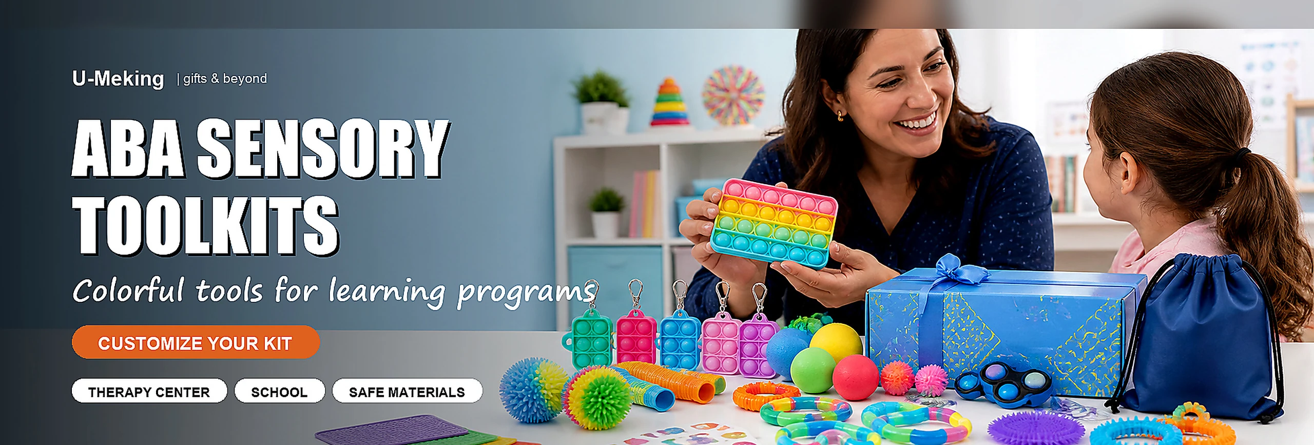 ABA sensory toolkit component library
